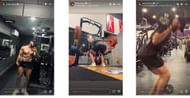 Screenshots of Austin Theory's posts to Instagram Stories (Photo Credits: Austin Theory on Instagram)